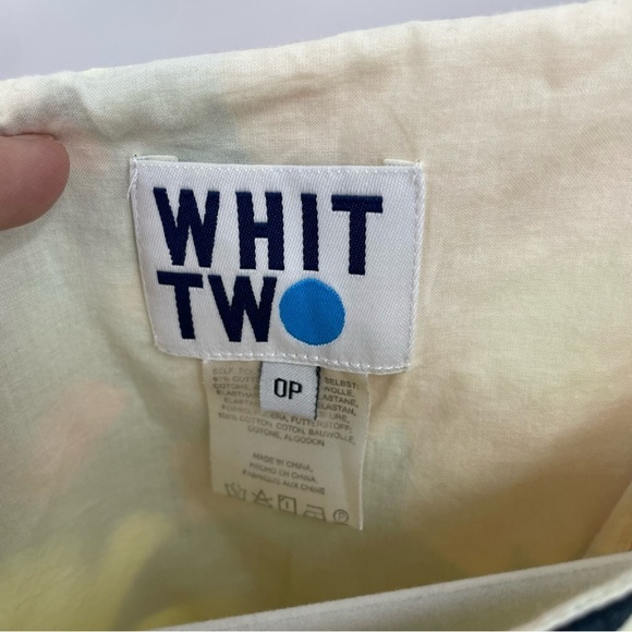 Anthropologie Whit Two Petalprint Cross-Back Dress Multi Tiki Floral sz 0P - Picture 6 of 10